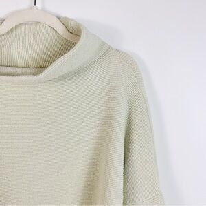 Free People Mint Green Cowl Neck Sweater